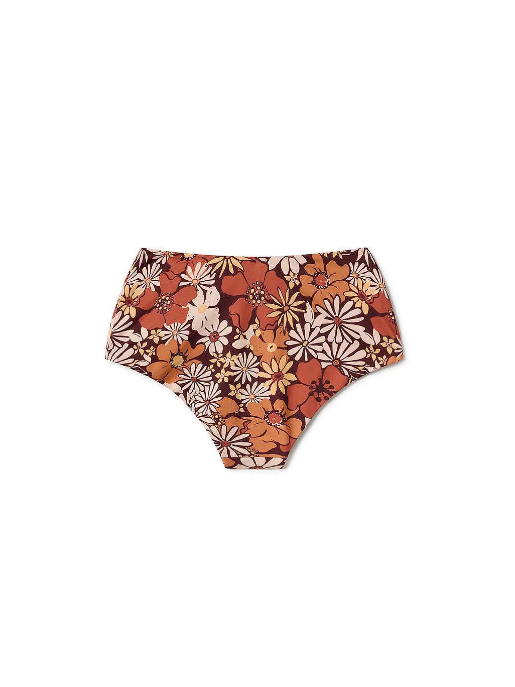 New TWOTHIRDS Zadelbroekje - Retro Flower Brown